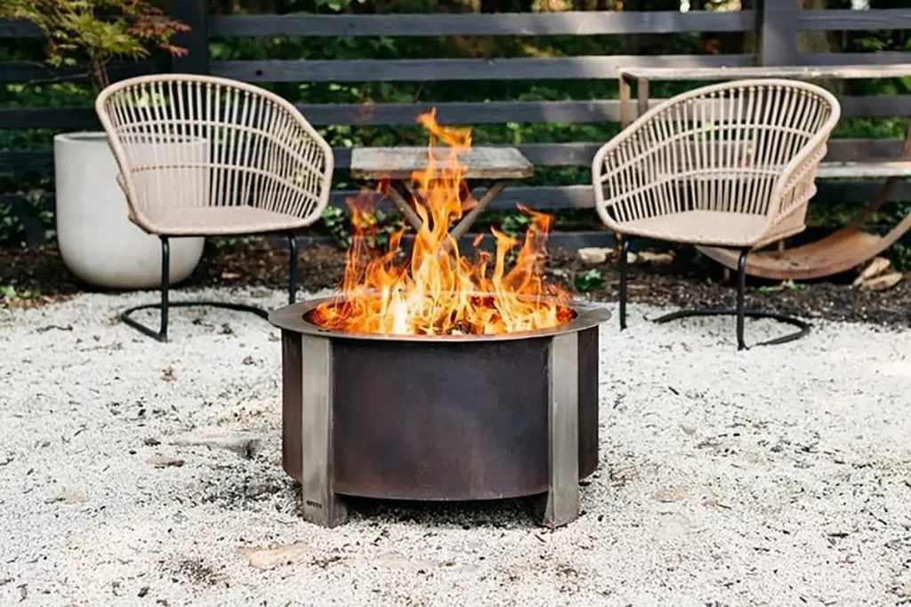 firepit gives off the most heat