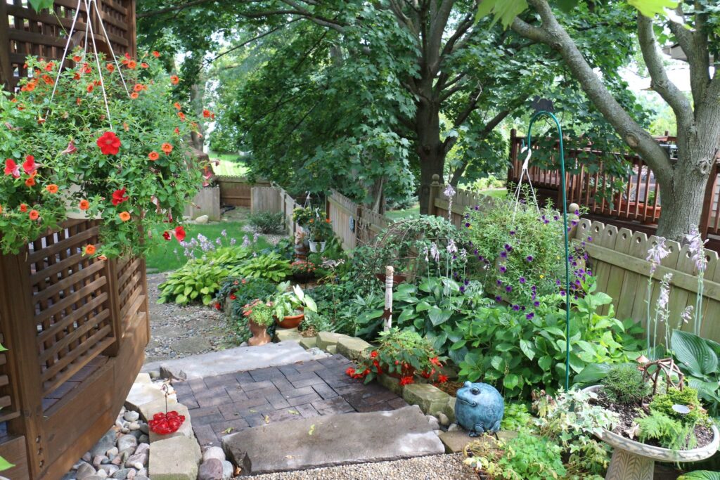 how to build a terrace garden on a slope